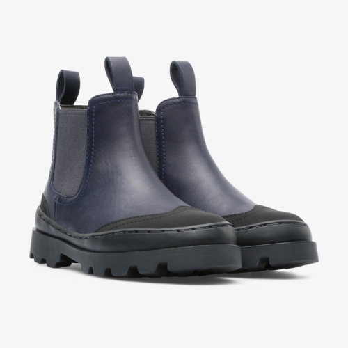 Camper Brutus Kids Chelsea Boots US-69901 Navy Discount USA